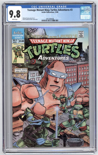 Teenage Mutant Ninja Turtles Adventures #3  CGC 9.8