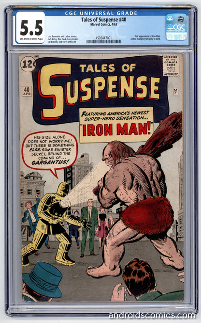 Tales of Suspense #40 CGC 5.5 2nd App. of Iron Man