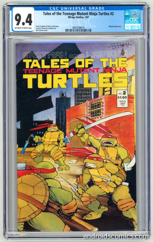 Tales of the Teenage Mutant Ninja Turtles #2  CGC 9.4