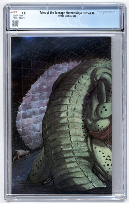 Tales of the Teenage Mutant Ninja Turtles #6  CGC 9.8  1st App. of Leatherhead