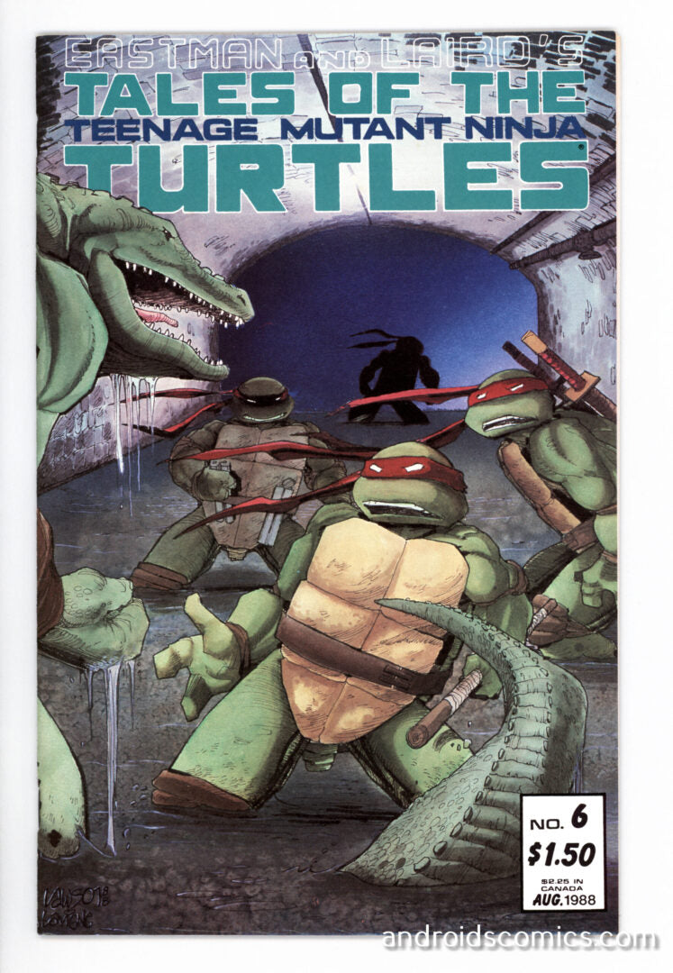 Tales of the Teenage Mutant Ninja Turtles #6  1st App. of Leatherhead  NM-