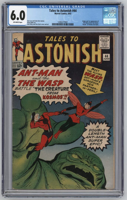 Tales to Astonish #44  CGC 6.0  Origin & 1st appearance of the Wasp (Janet Van Dyne)