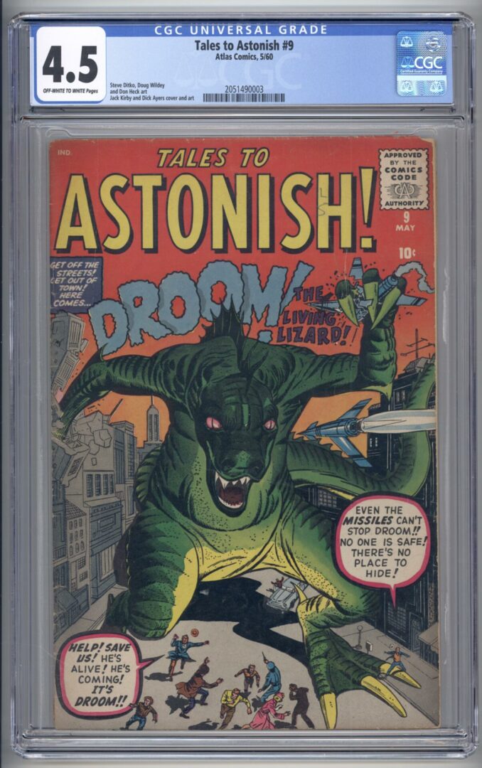 Tales to Astonish #9  CGC 4.5