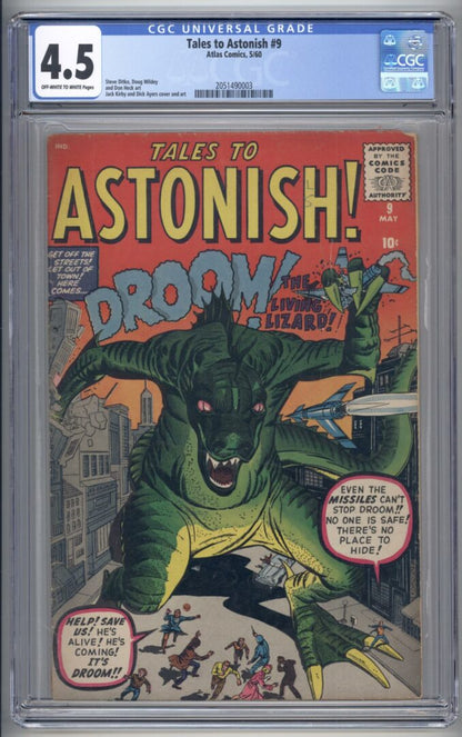 Tales to Astonish #9  CGC 4.5