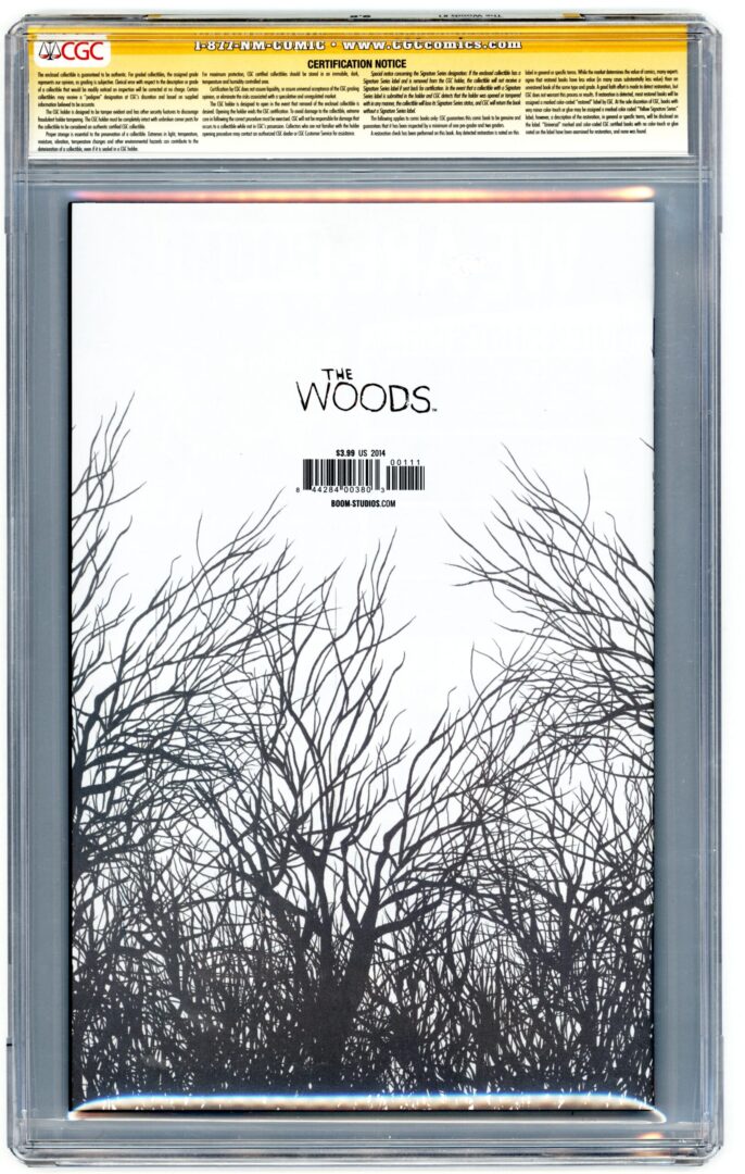 The Woods #1  CGC 9.8