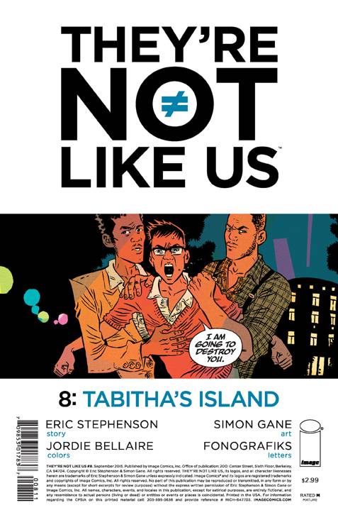 They're Not Like Us #8  NM