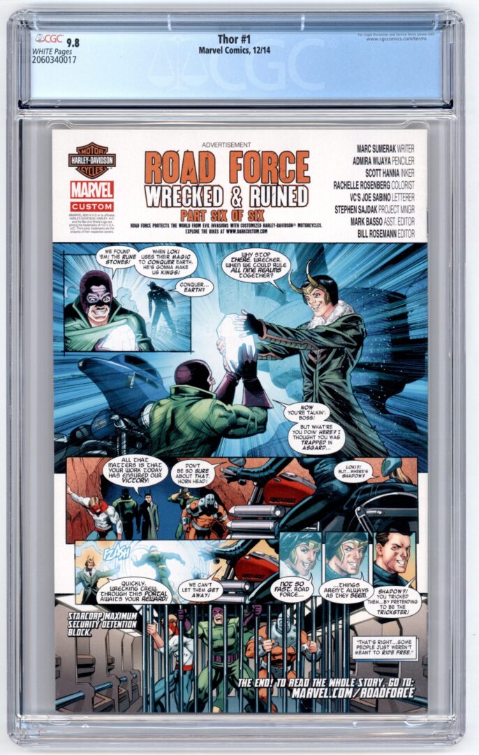Thor #1  CGC 9.8 Jane Foster becomes  the new Thor