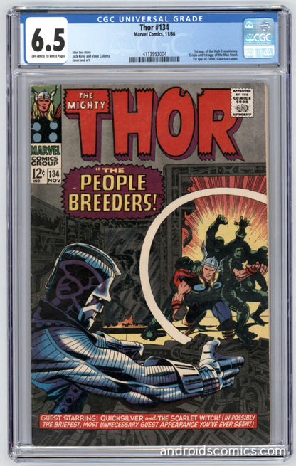Thor #134  CGC 6.5 1st App. of the High Evolutionary