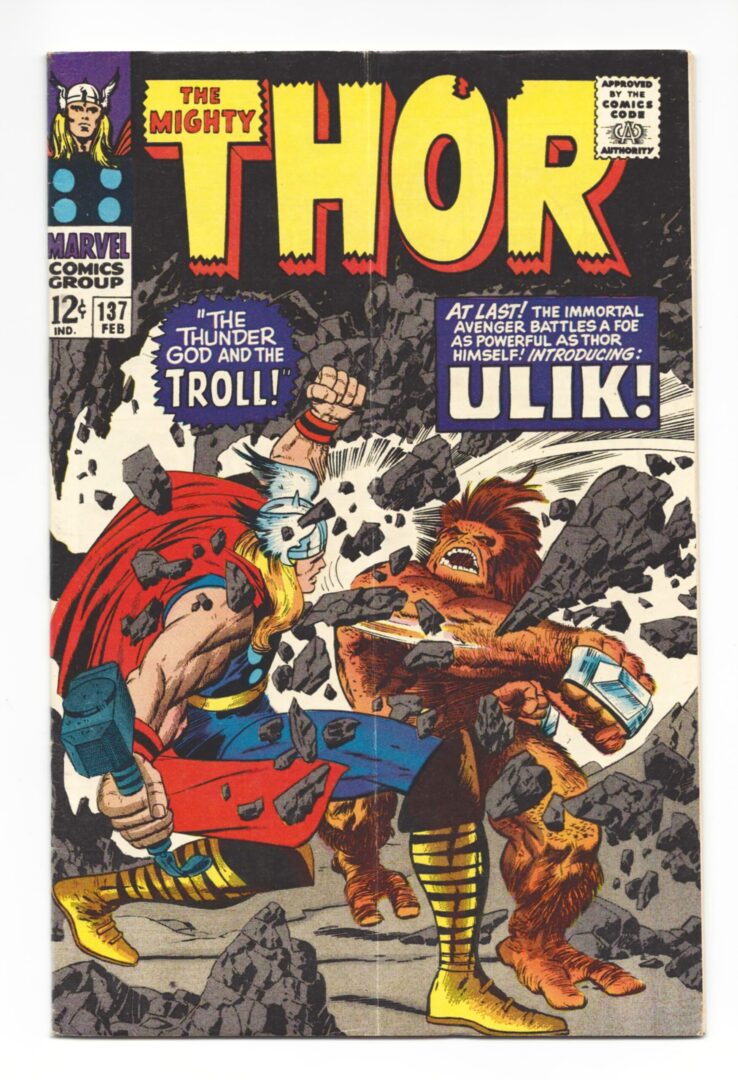Thor #137  VG+  1st appearance of Ulik
