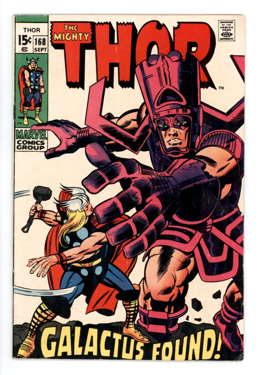 Thor #168  VG/FN  Origin of Galactus