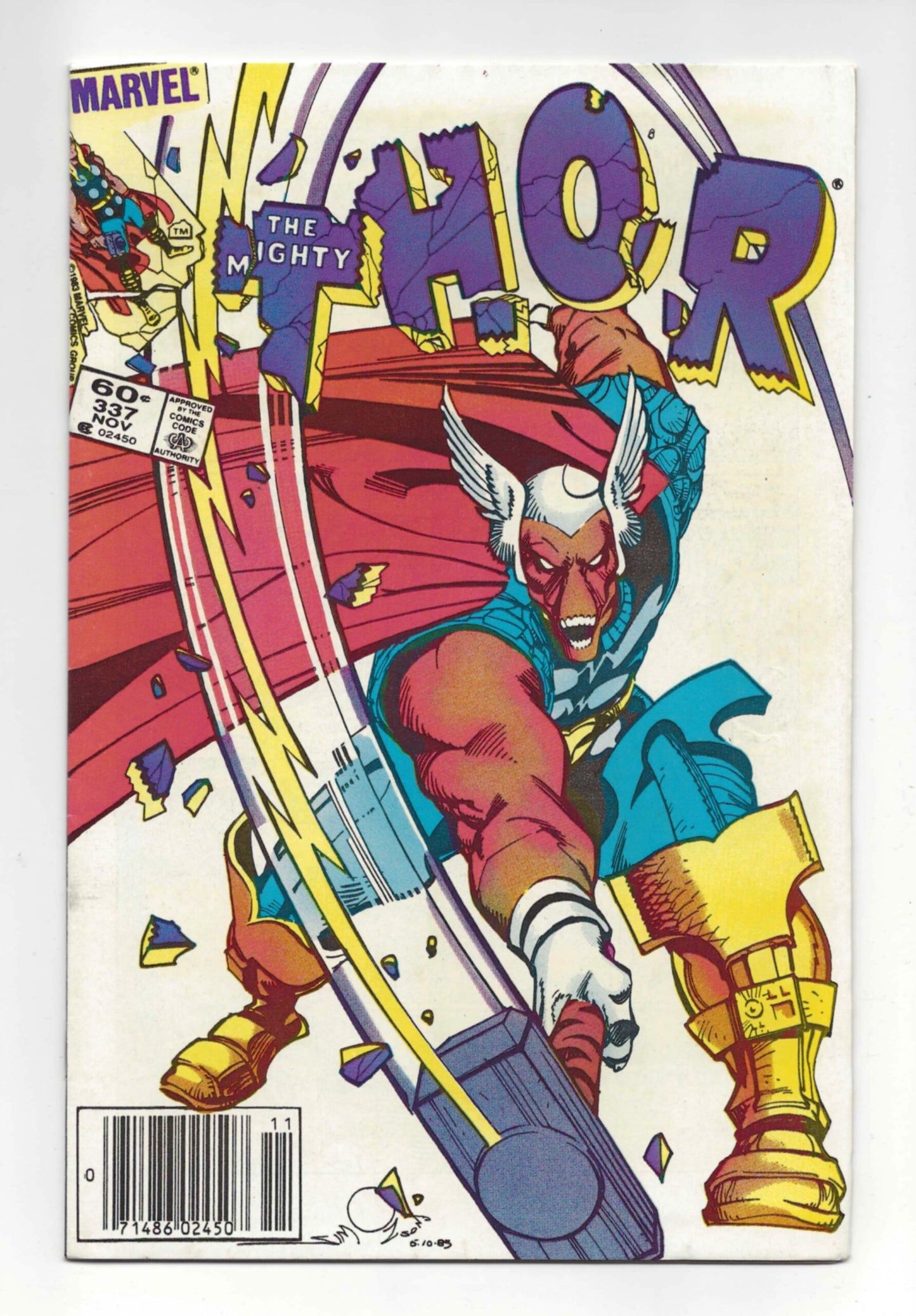 Thor #337  FN  1st appearance of Beta Ray Bill