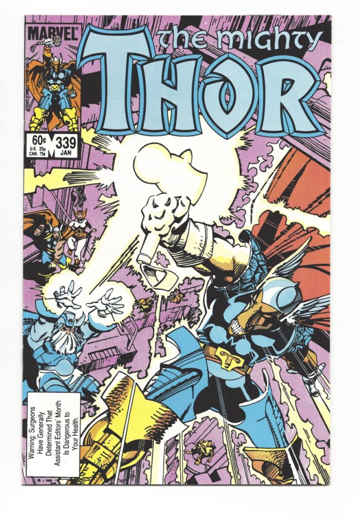 Thor #339  VF+  1st appearance of Stormbreaker