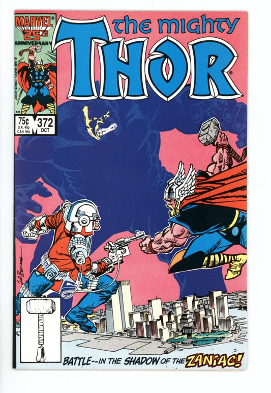 Thor #372  FN+  1st cameo App. of the Time Variance Authority
