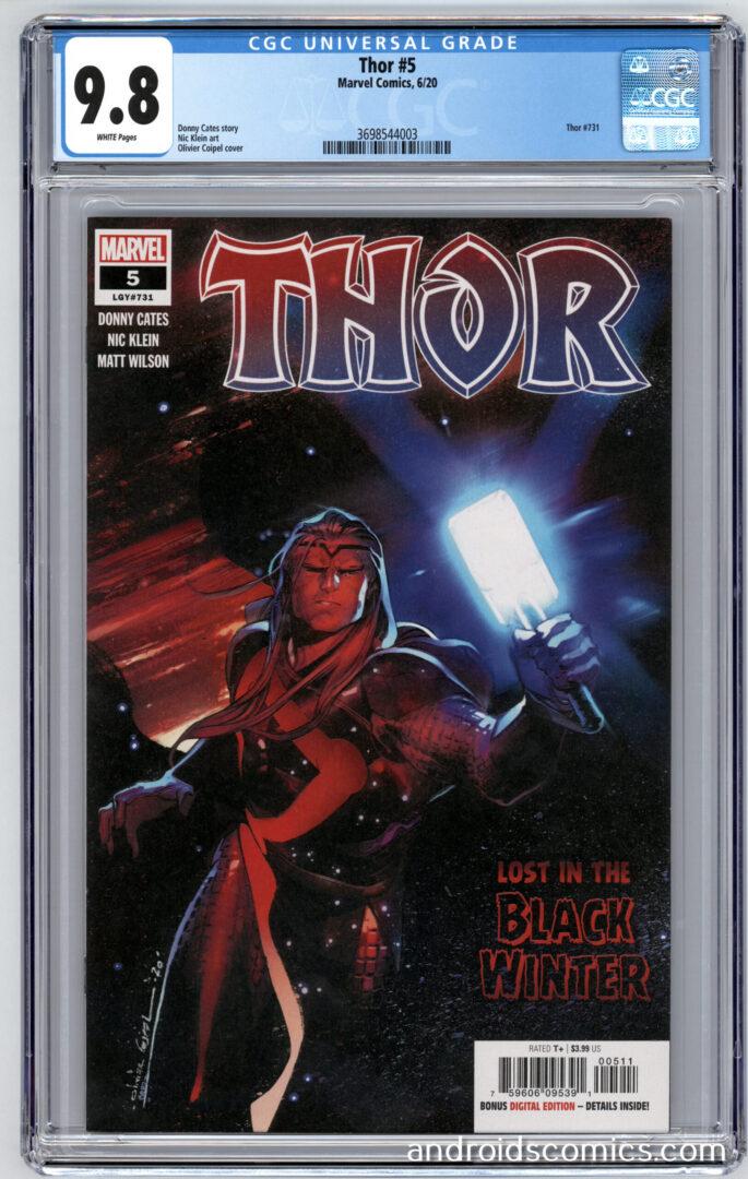 Thor #5  Cover A  CGC 9.8  1st App. of Black Winter