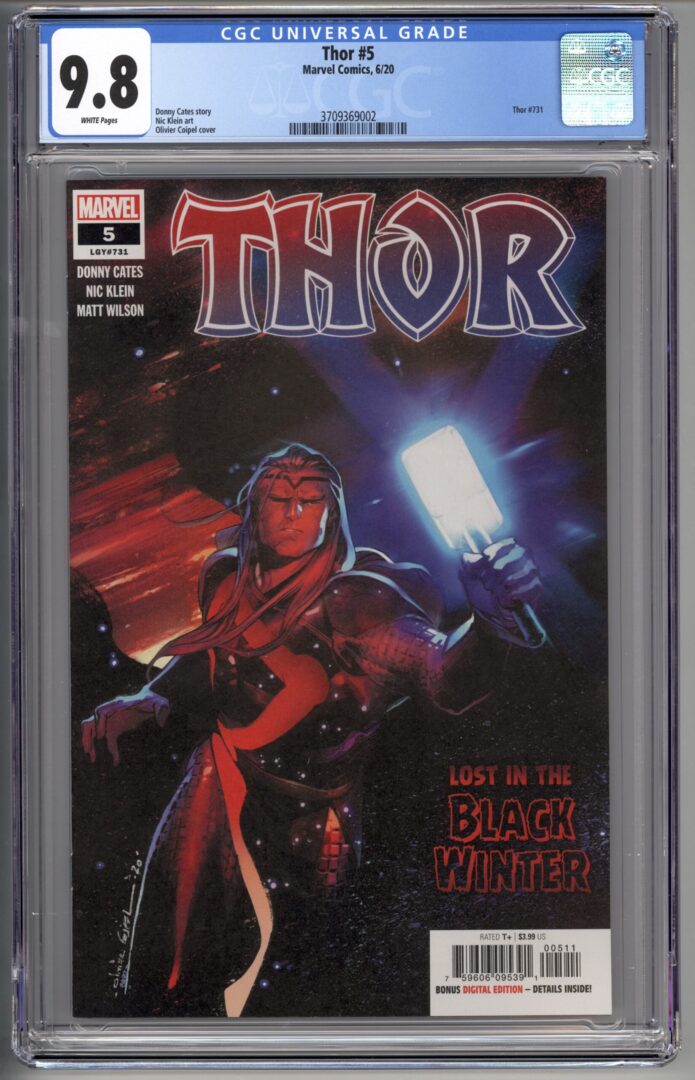 Thor #5  Cover A  CGC 9.8  1st App. of Black Winter