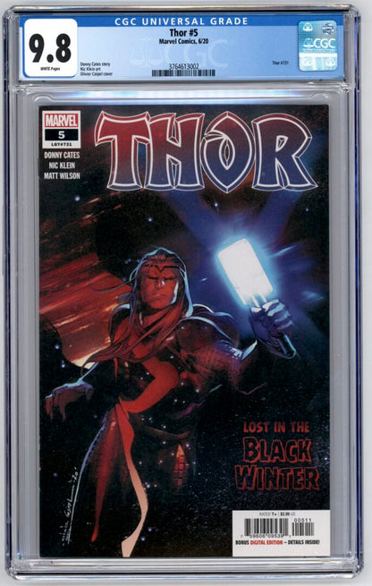 Thor #5  CGC 9.8  1st App. of Black Winter