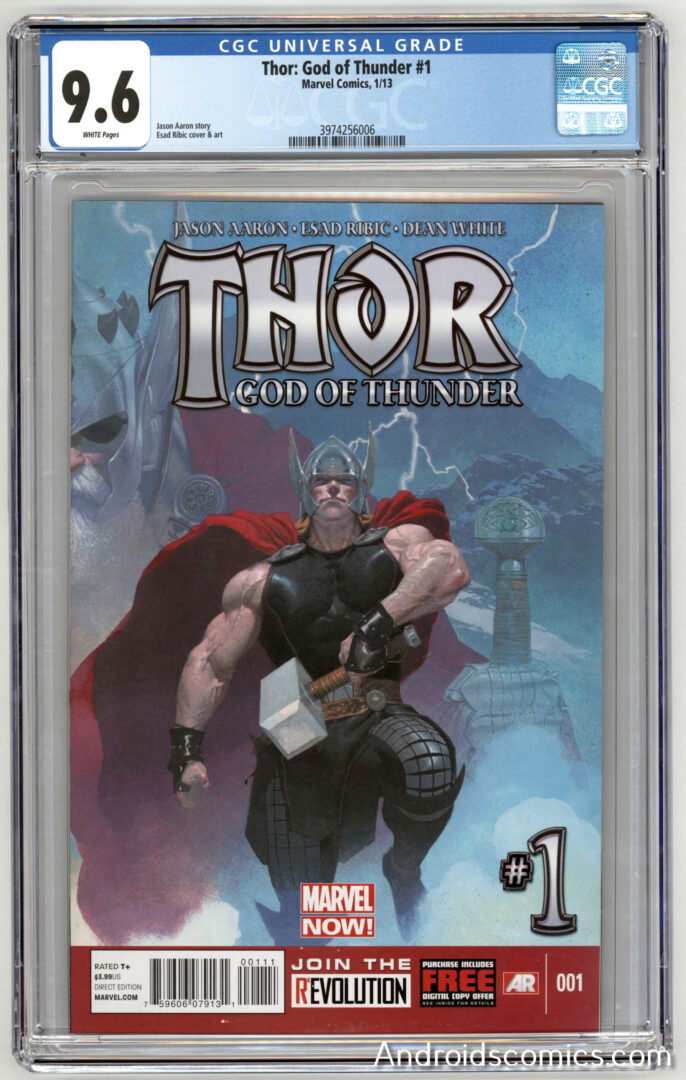 Thor God of Thunder #1  CGC 9.6  1st App. of Old King Thor
