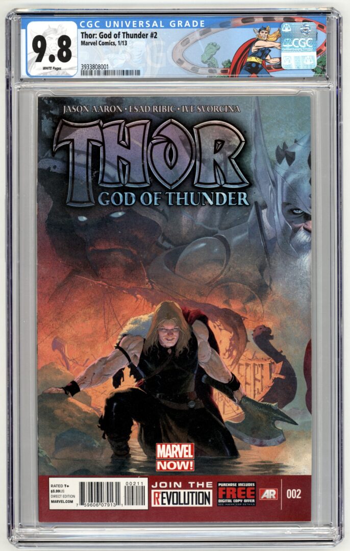 Thor God of Thunder #2  CGC 9.8  1st appearance of Gorr the God Butcher