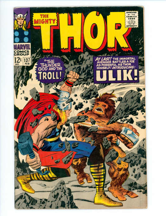 Thor #137  VG  1st App. of Ulik