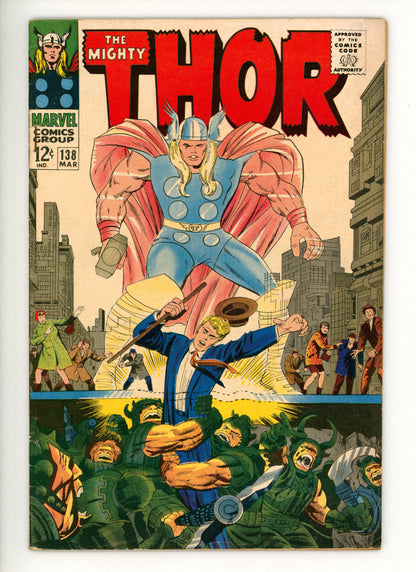 Thor #138  VG  1st appearance of Orikal