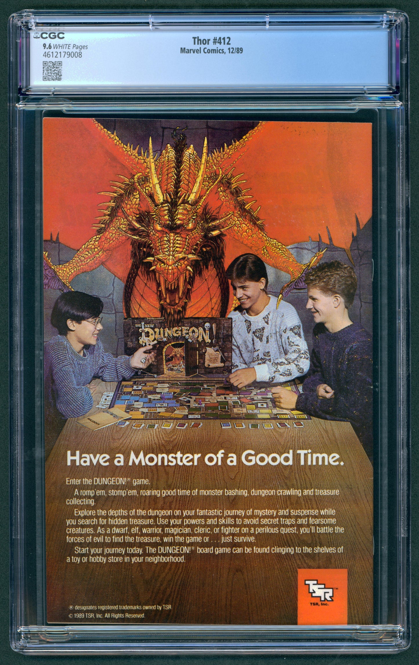 Thor #412 CGC 9.6 1st full App. of the New Warriors