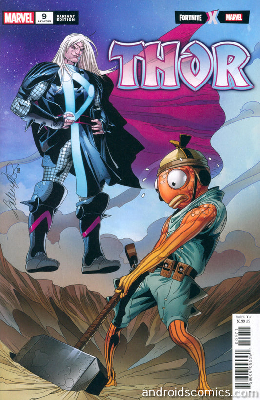 Thor #9  Fortnite variant cover by Salvador Larroca
