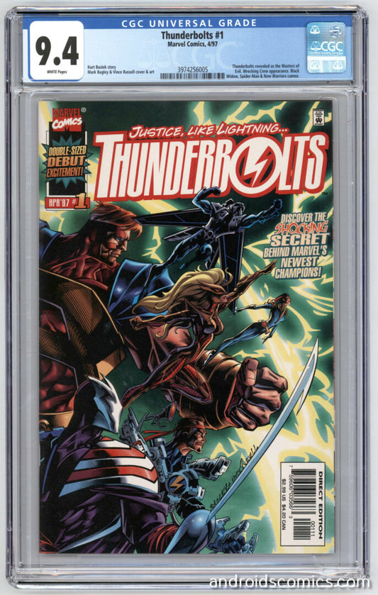 Thunderbolts #1  CGC 9.4