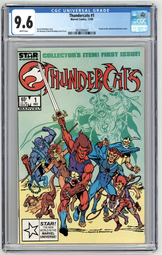 Thundercats #1  CGC 9.6  1st appearance of the Thundercats