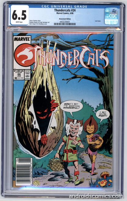 Thundercats #24 CGC 6.5 Newsstand Edition Last Issue