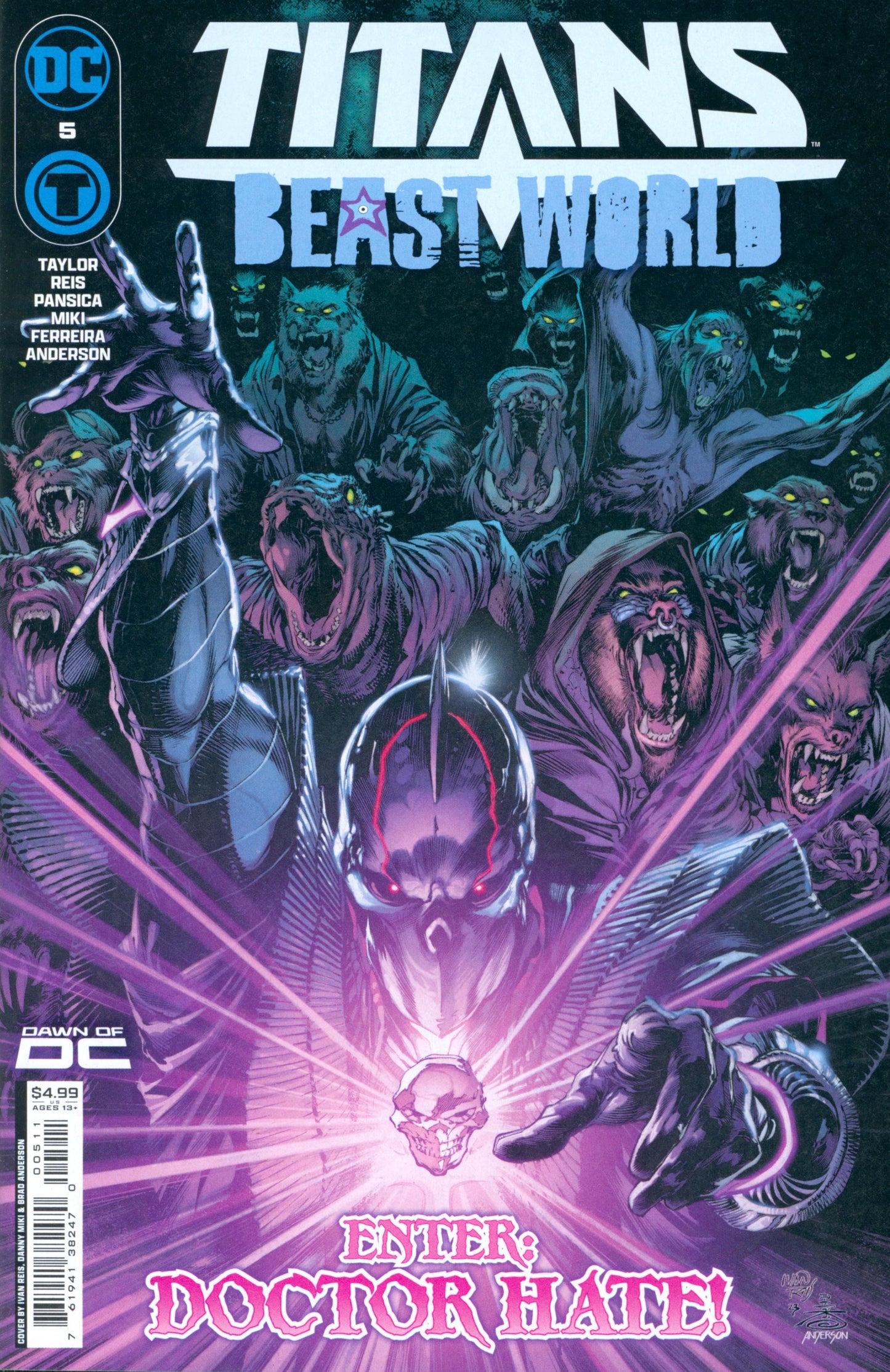 Titans Beast World #5 (Of 6) Cover A Ivan Reis