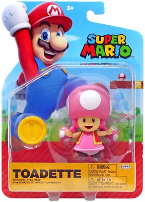 Super Mario Toadette with Coin World of Nintendo