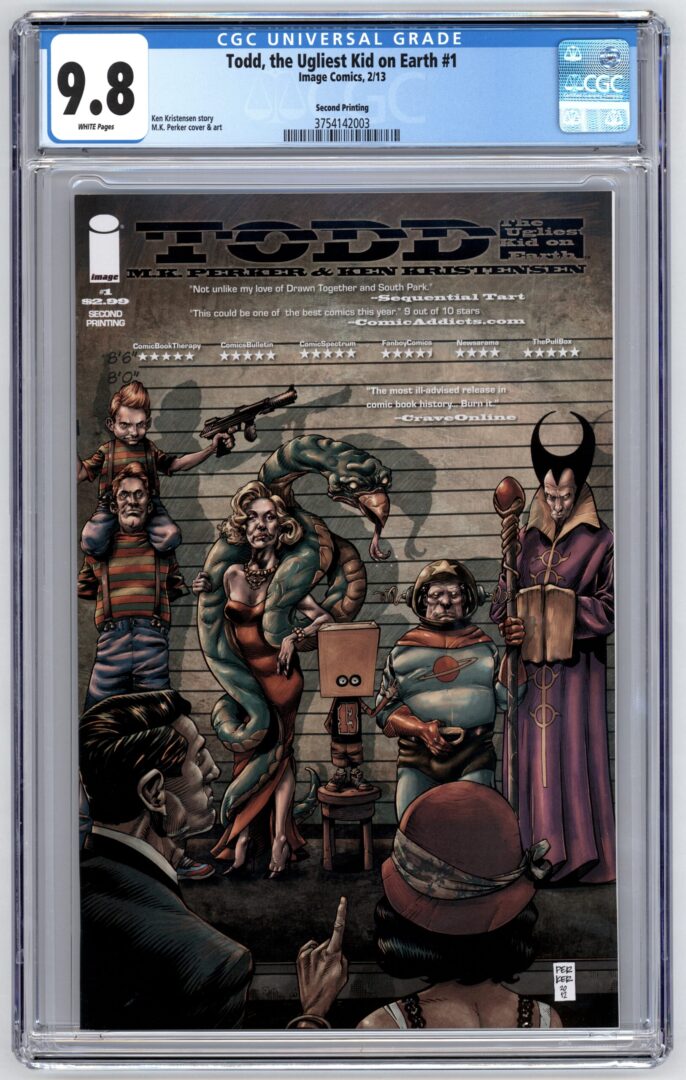 Todd the Ugliest Kid on Earth #1  CGC 9.8  2nd Print