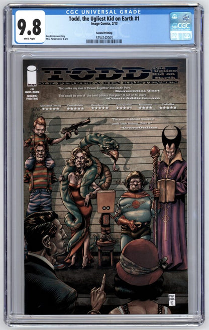 Todd the Ugliest Kid on Earth #1  CGC 9.8  2nd Print