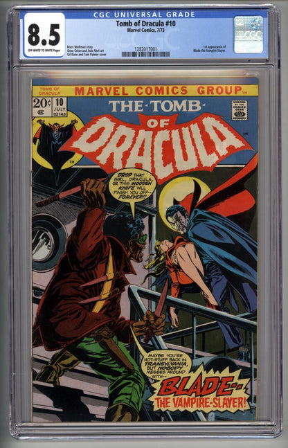Tomb of Dracula #10  CGC 8.5  1st appearance of Blade