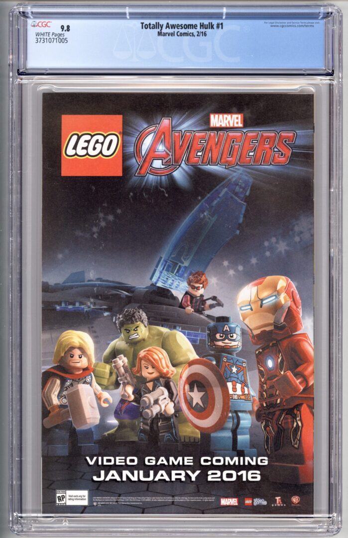 Totally Awesome Hulk #1  CGC 9.8  1st appearance of Lady Hellbender