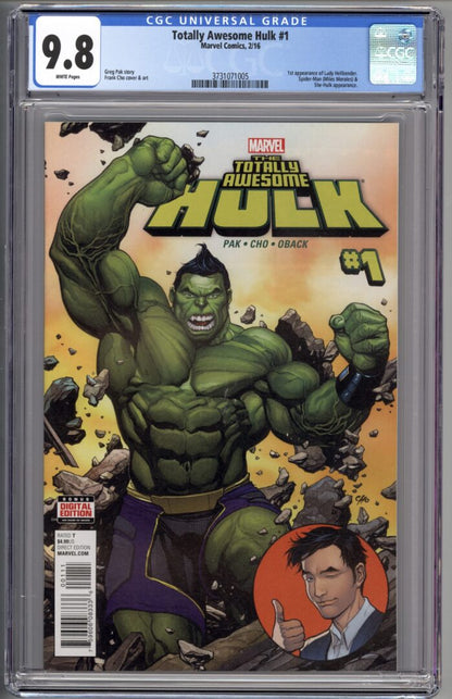 Totally Awesome Hulk #1  CGC 9.8  1st appearance of Lady Hellbender