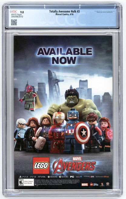 Totally Awesome Hulk #3  CGC 9.8  1st App. of Kid Kaiju