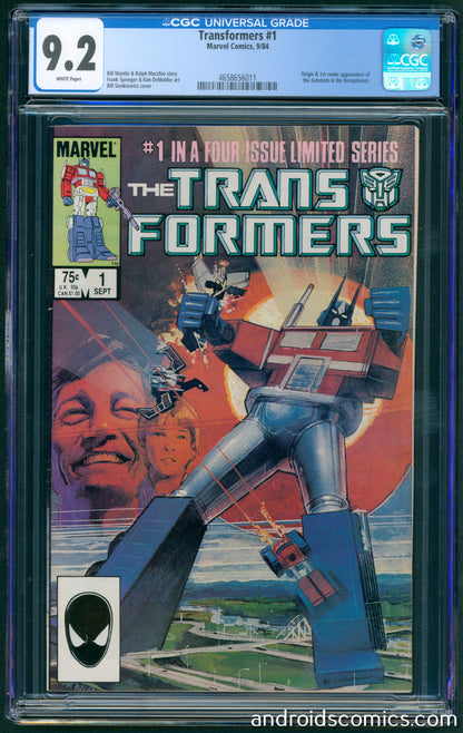 Transformers #1  CGC 9.2