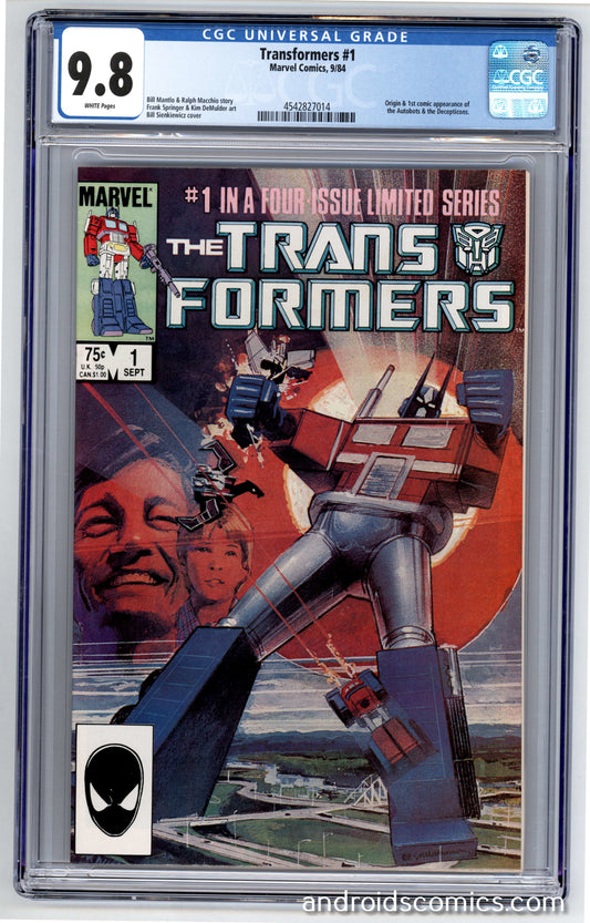 Transformers #1  CGC 9.8