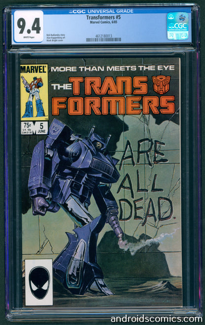 Transformers #5  CGC 9.4