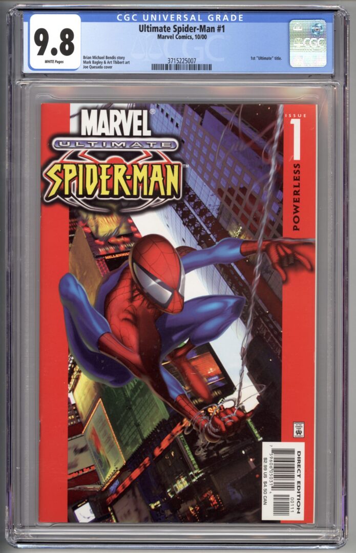 Ultimate Spider-Man #1  CGC 9.8  1st appearance of Ultimate Spider-Man