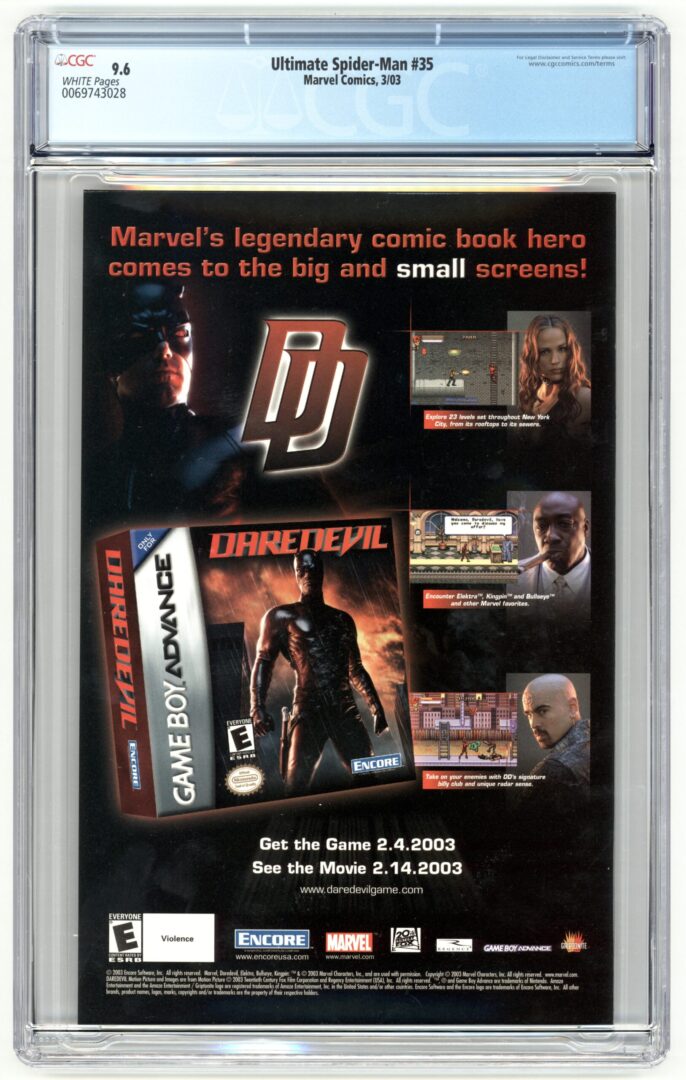 Ultimate Spider-Man #35  CGC 9.6  1st full appearance of Ultimate Venom