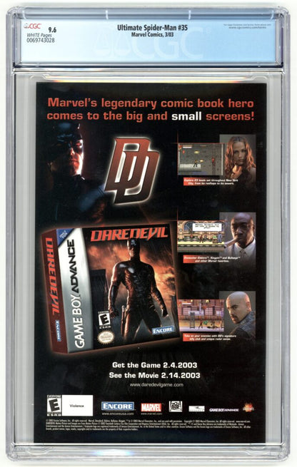 Ultimate Spider-Man #35  CGC 9.6  1st full appearance of Ultimate Venom