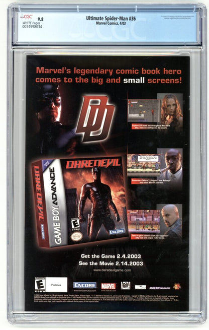Ultimate Spider-Man #36  CGC 9.8