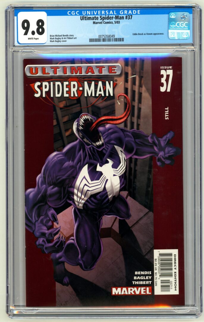 Ultimate Spider-Man #37  CGC 9.8  1st appearance of Venom bonded to Eddie Brock
