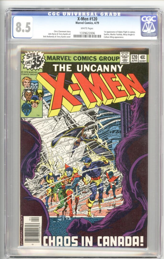 Uncanny X-Men #120  CGC 8.5  1st appearance of Alpha Flight in cameo