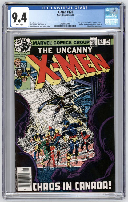 X-Men #120  CGC 9.4  1st appearance of Alpha Flight in cameo