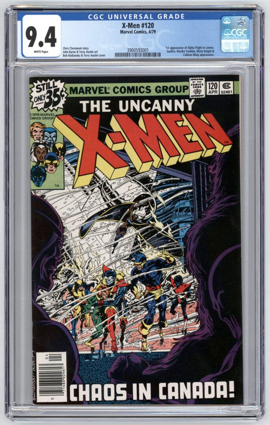 X-Men #120  CGC 9.4  1st appearance of Alpha Flight in cameo