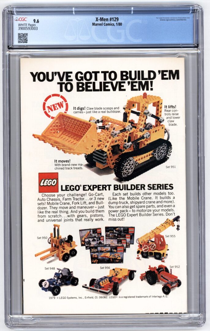 Uncanny X-Men #129  CGC 9.6  1st App. of Kitty Pryde, White Queen, & Sebastian Shaw