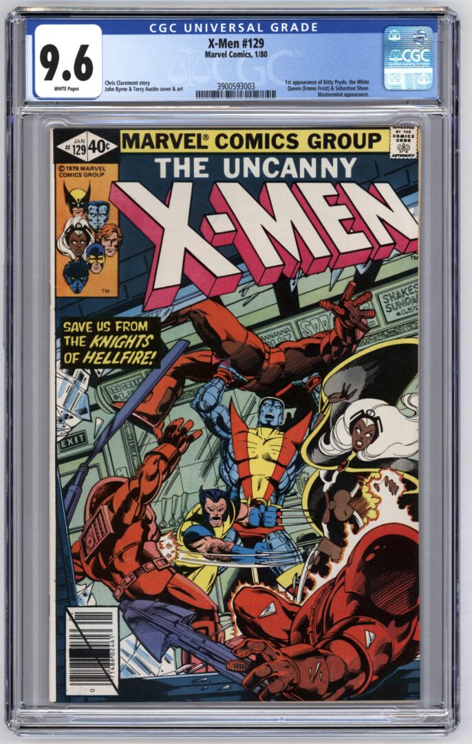 Uncanny X-Men #129  CGC 9.6  1st App. of Kitty Pryde, White Queen, & Sebastian Shaw